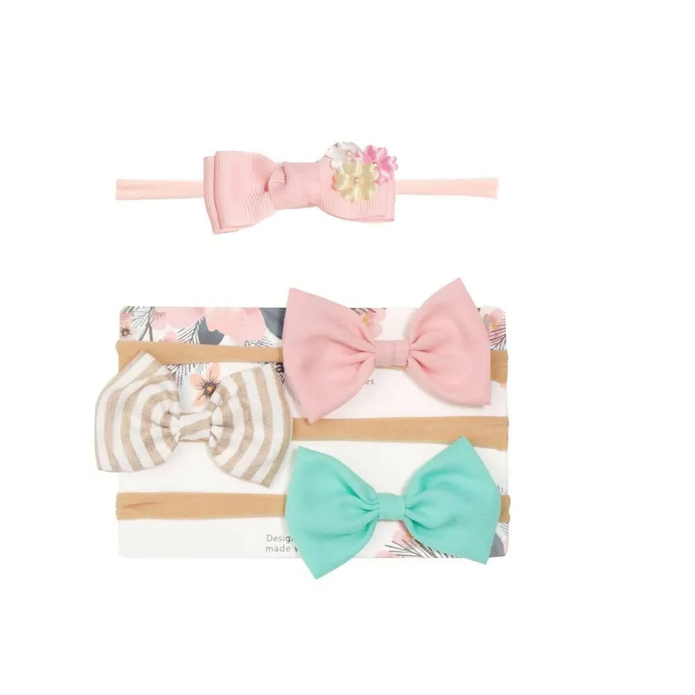Anzailala Flower Headbands Elastic Floral Hair Band