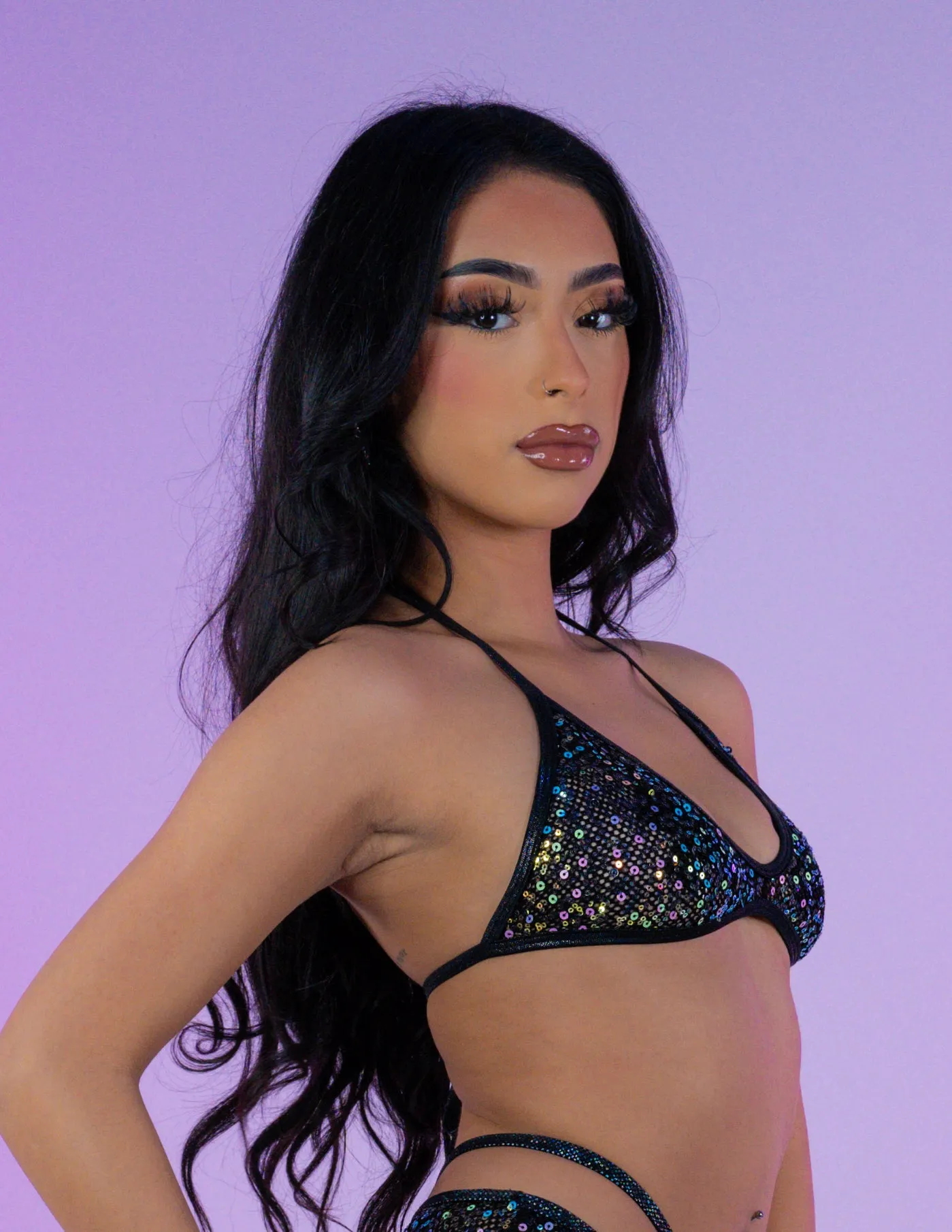 Black Diamond Rodeo Bikini Top
