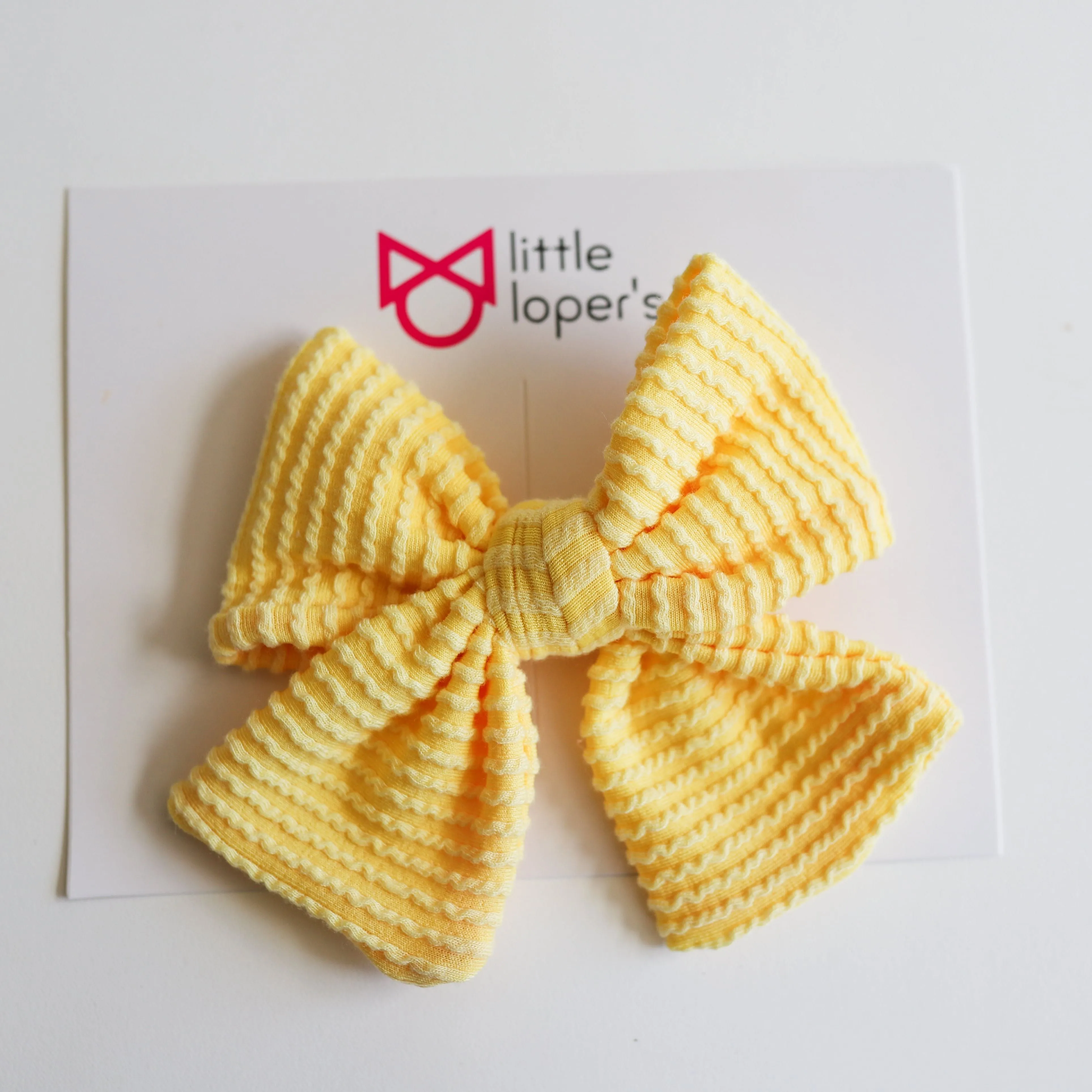 Cozy Ribbed Party Bows