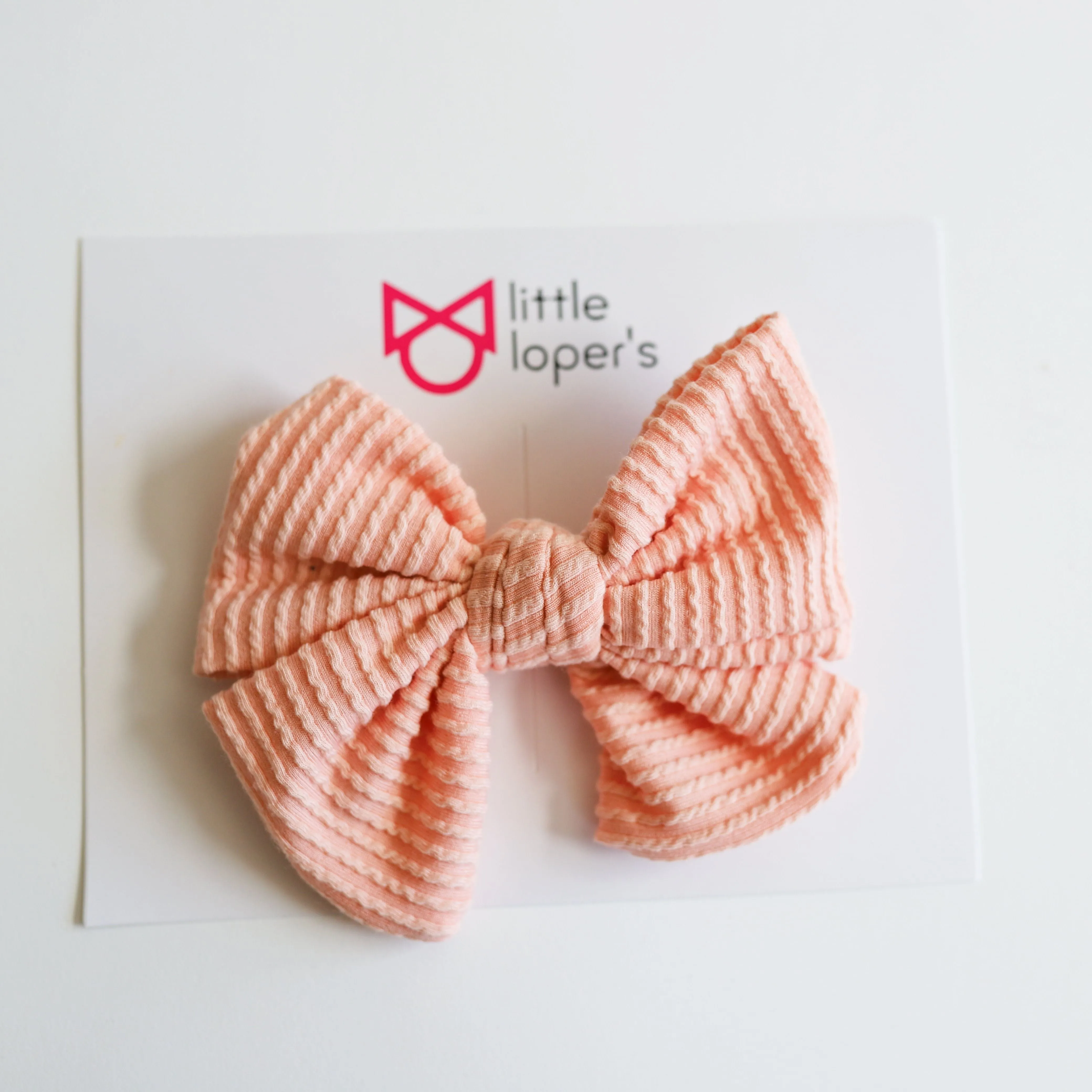 Cozy Ribbed Party Bows