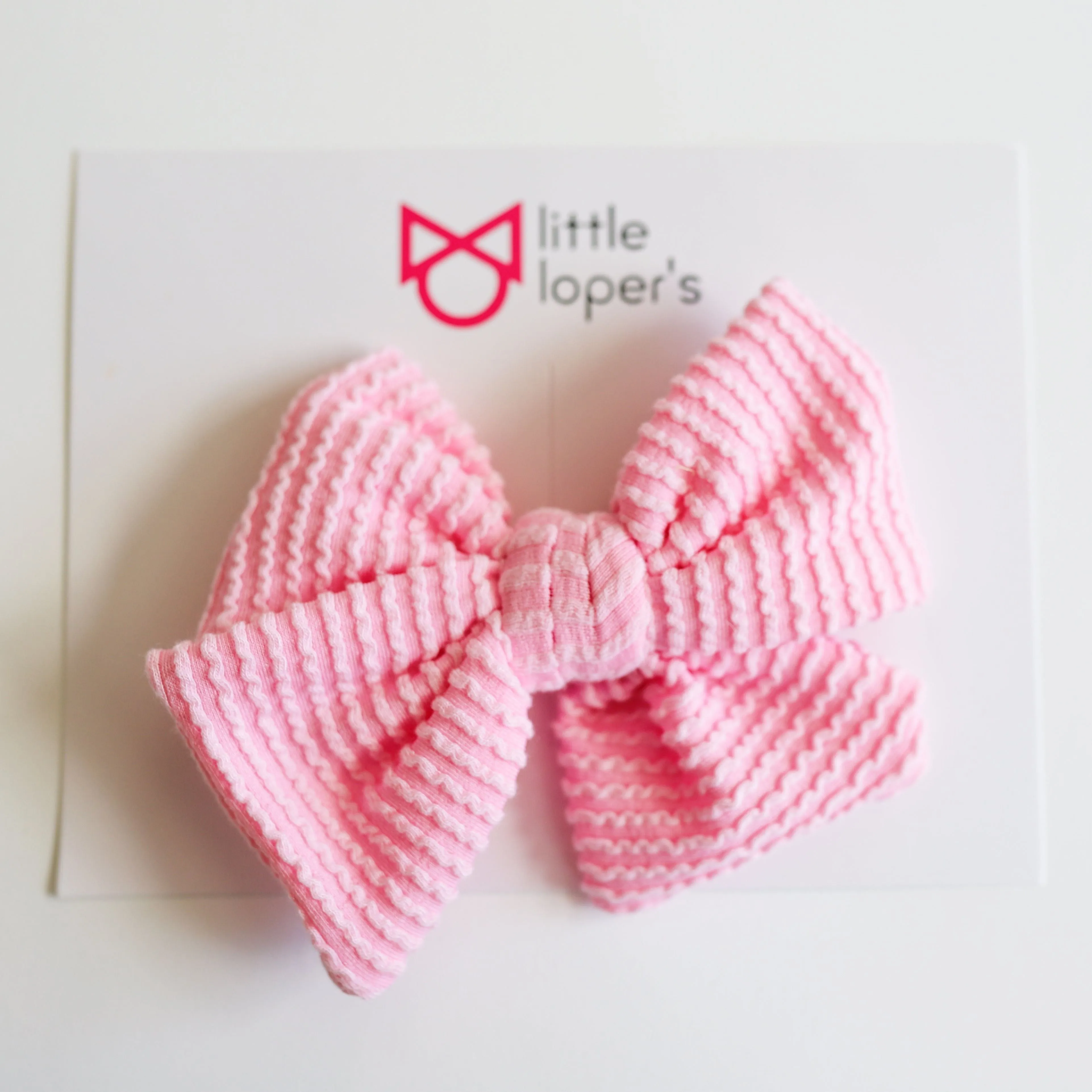 Cozy Ribbed Party Bows