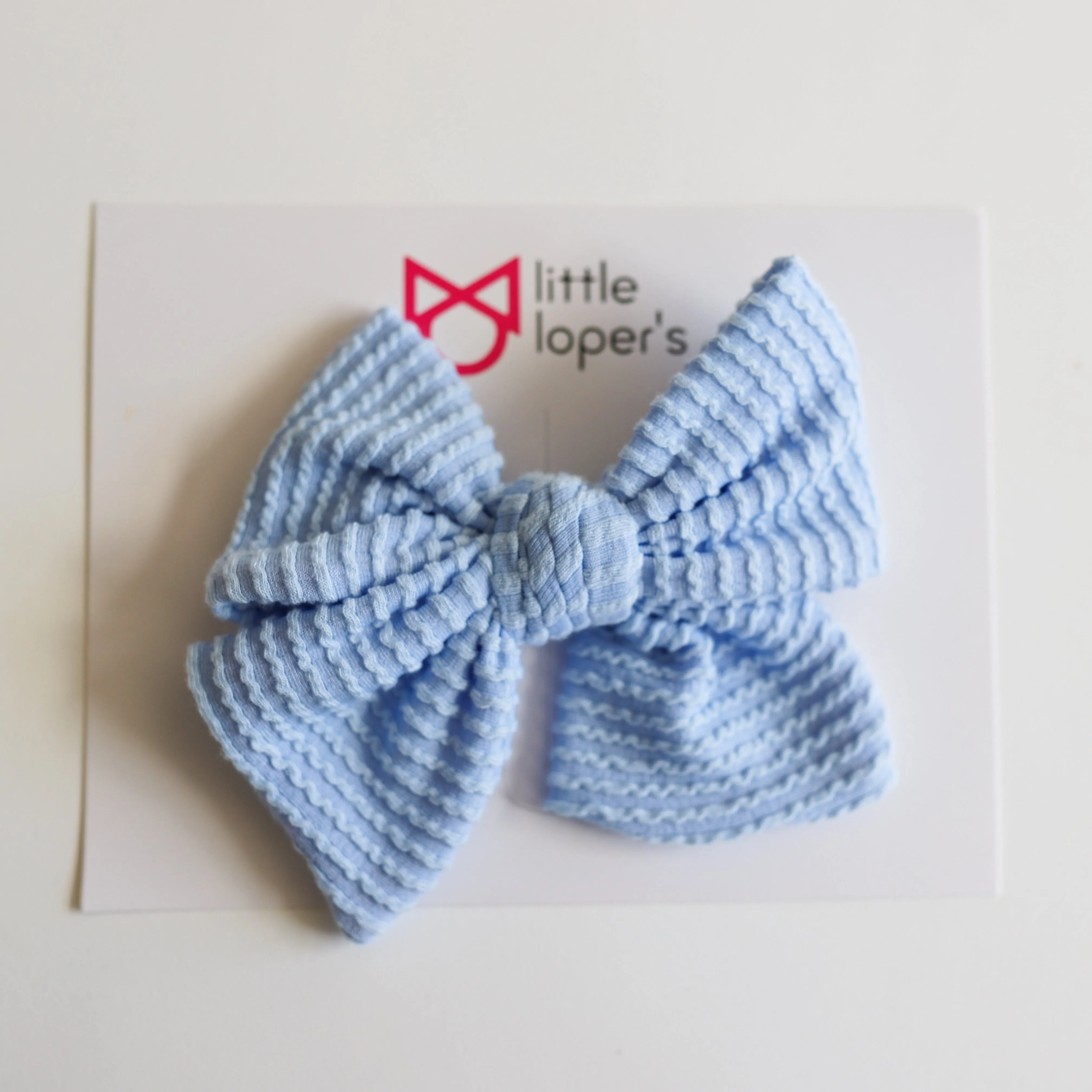 Cozy Ribbed Party Bows