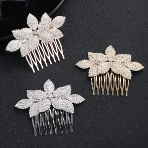 Full Austrian Crystal Hair Combs Fashion Wedding Bridal Hair Jewelry