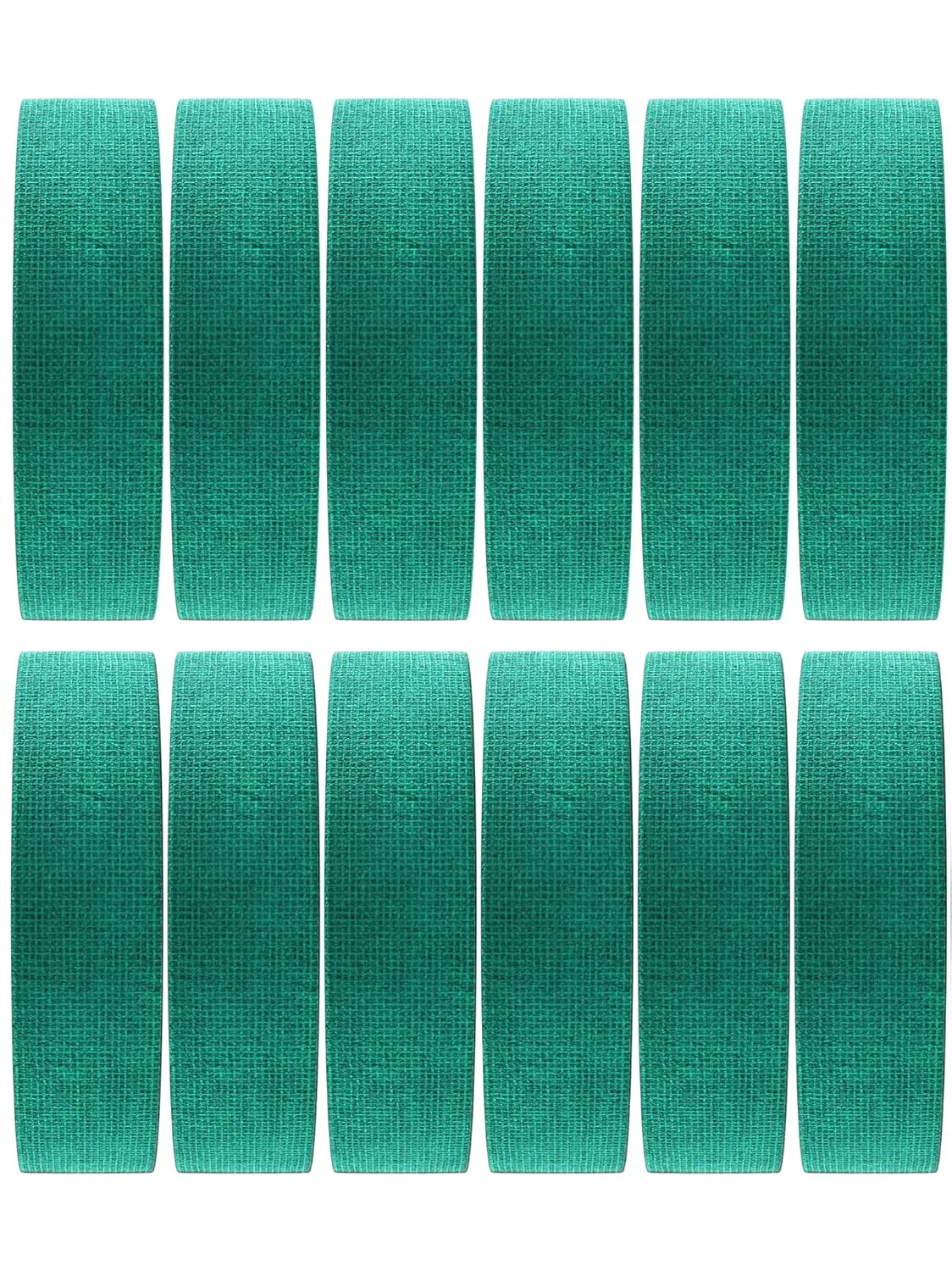 Guard-Tex 1" Utility Wrap  12-Roll Pack  Cohesive, Adhesive-Free Tape for Fingers, Tools, First Aid & More  Flexible, Tear-by-Hand, Water-Resistant - Classic Green