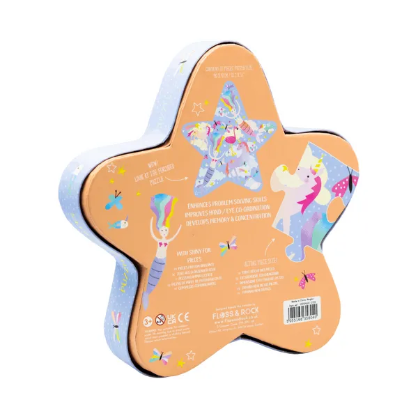 Kids Puzzle | Fantasy 20pc "Star" Shaped| Floss and Rock