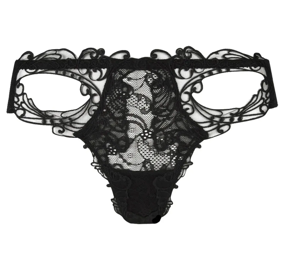 Lise Charmel 'Soir de Venise' Black Luxury Thong