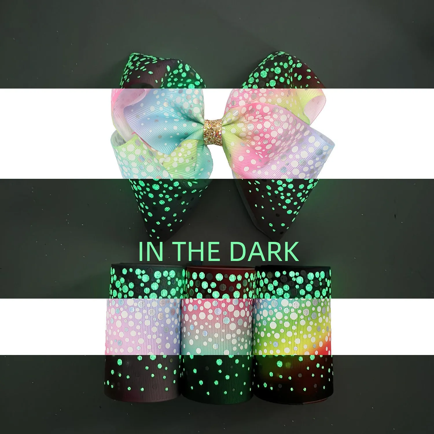 Luminous Hair Bow Ribbon