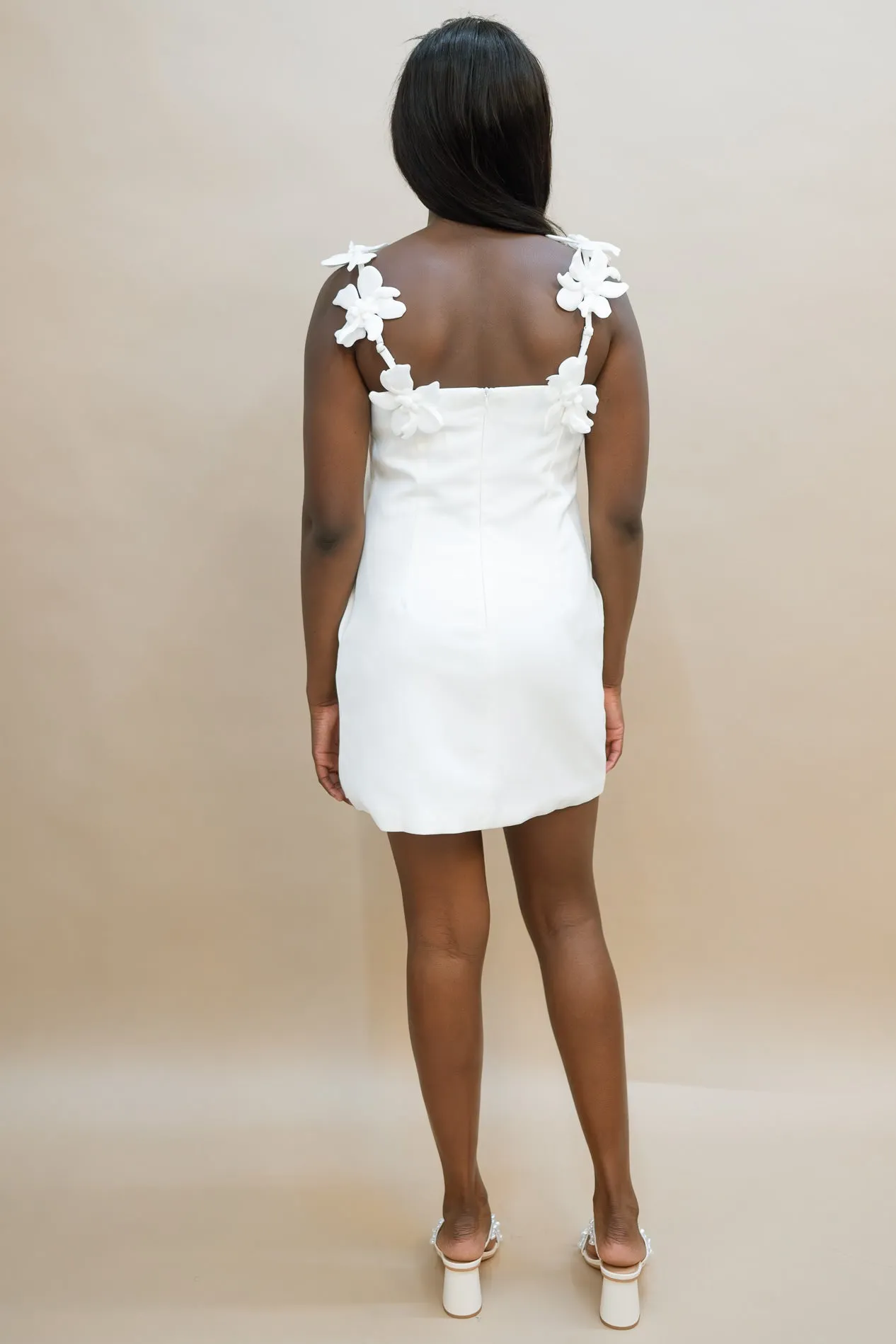 Marlina Mini Dress - White