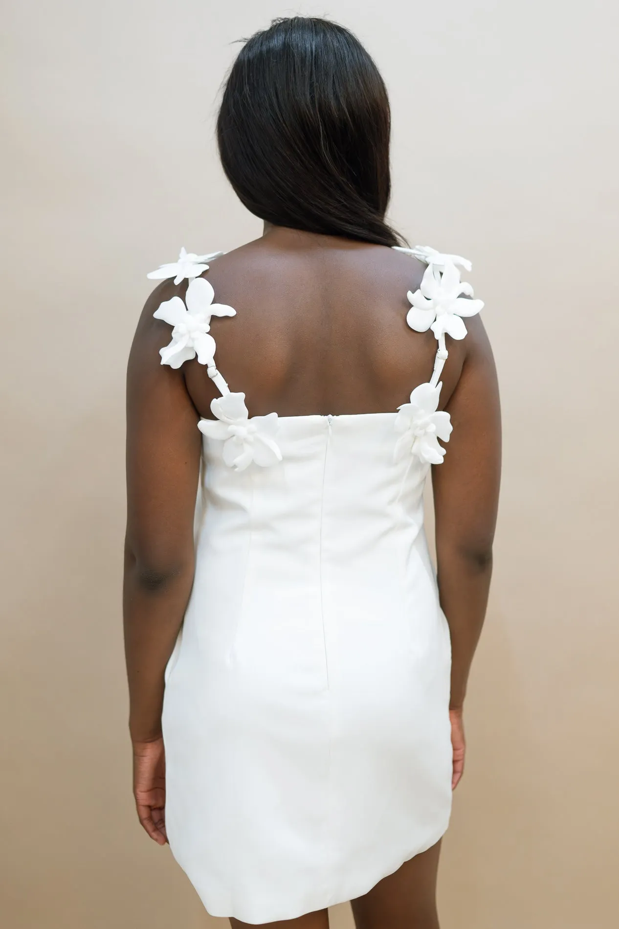 Marlina Mini Dress - White