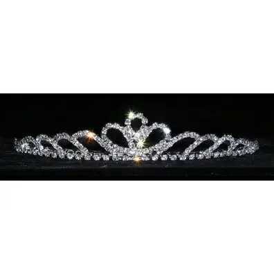 Morning Glory Crystal Rhinestone Tiara