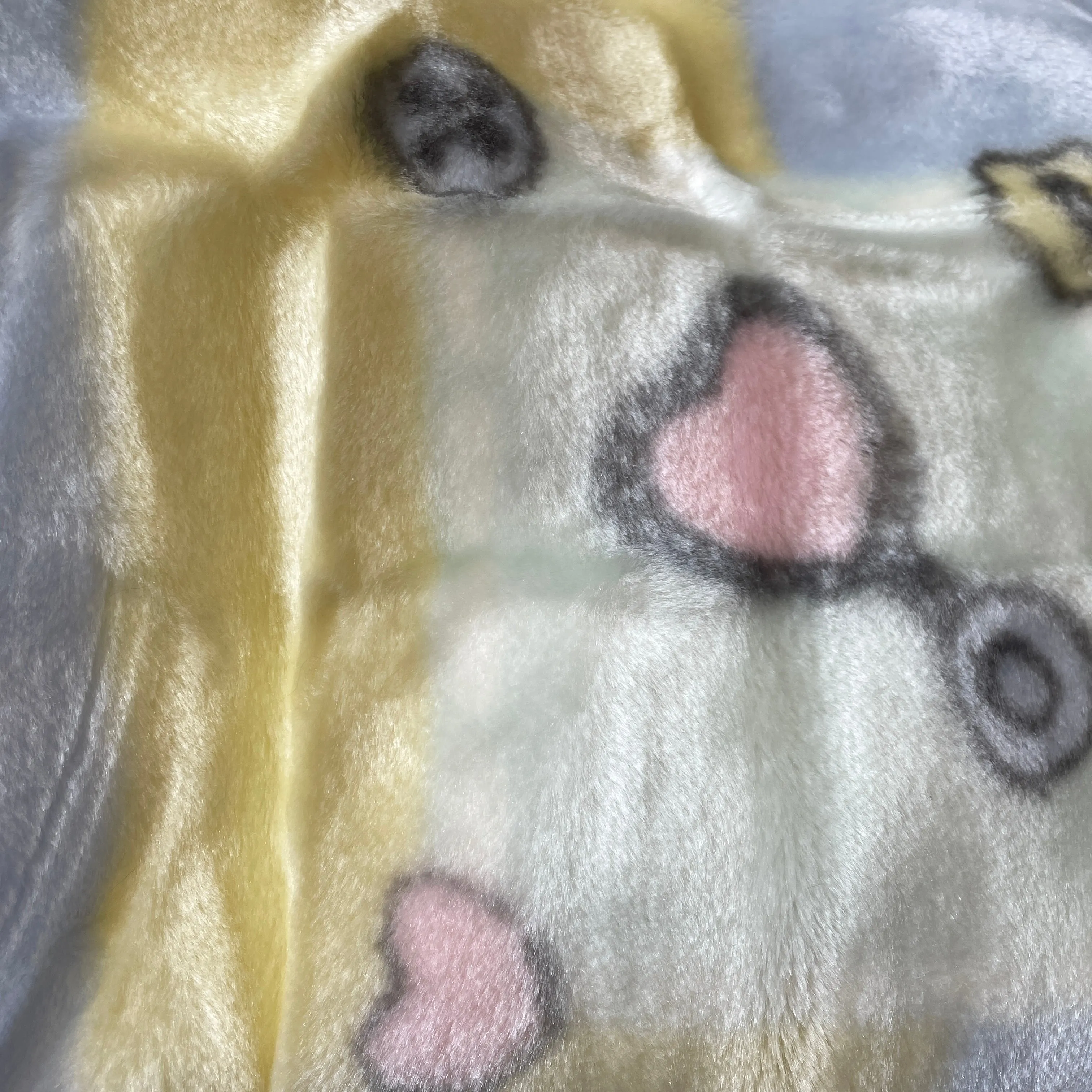 New Vintage Precious Moments Baby Blanket Luxury High Pile Plush Fleece Crib Throw 30" x 45" Velour Velvet Thick Minky Boy & Girl Playtime Toys Light Blue