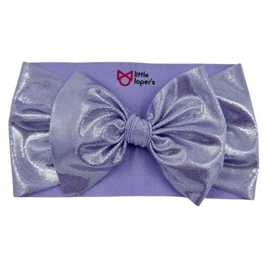 Pastel Lilac Shimmer Headwrap