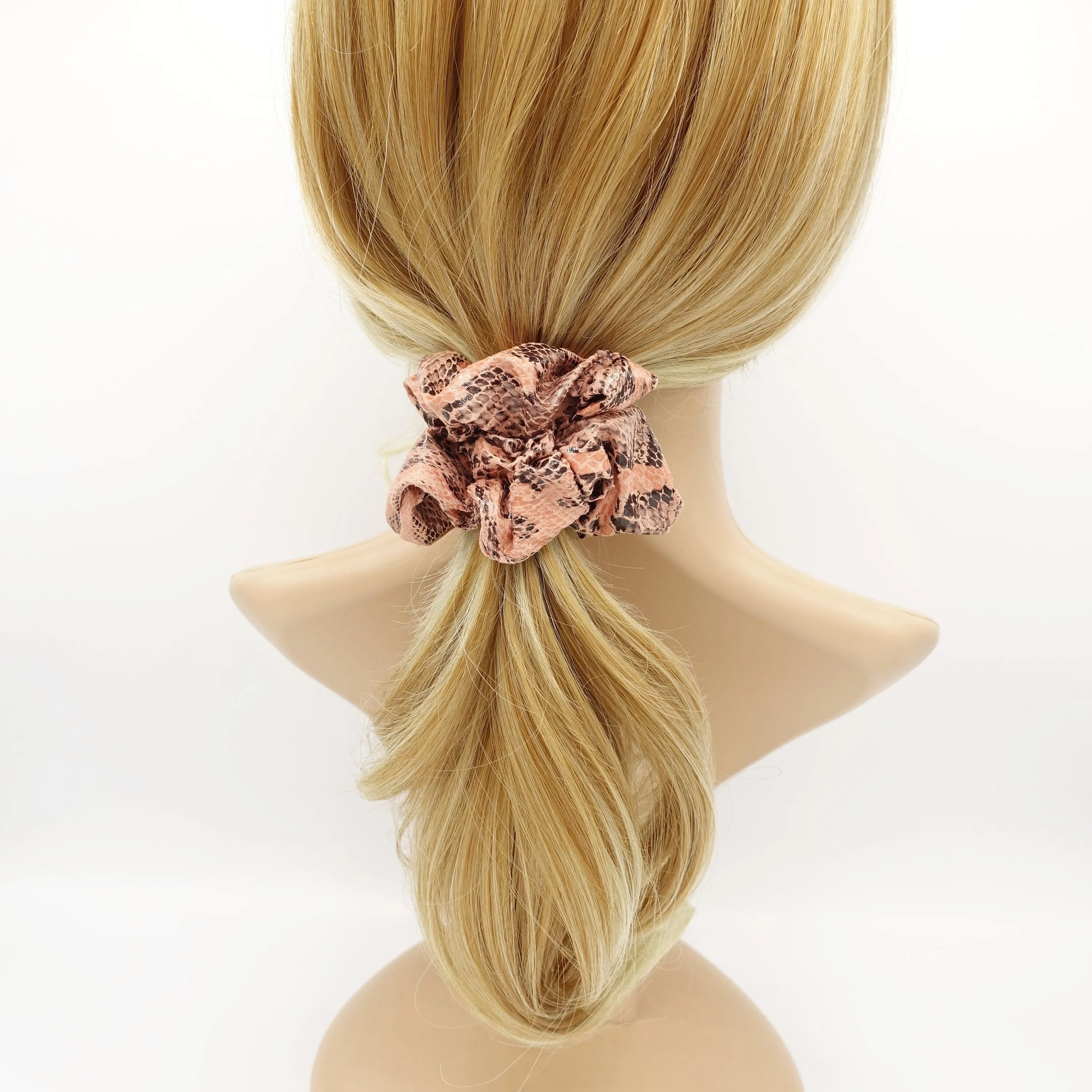python print scrunchies medium animal print scrunchie women hair accessory