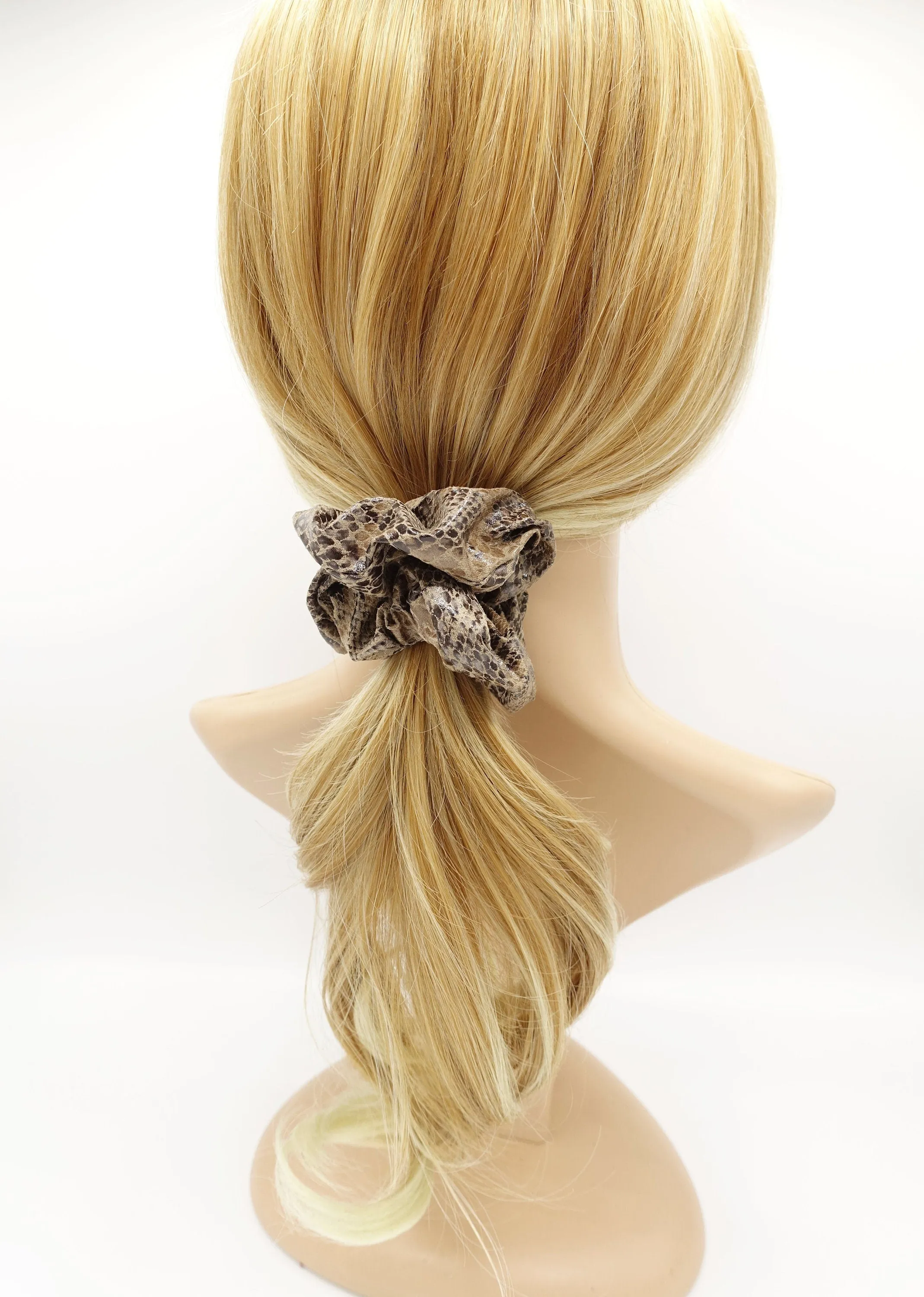 python print scrunchies medium animal print scrunchie women hair accessory