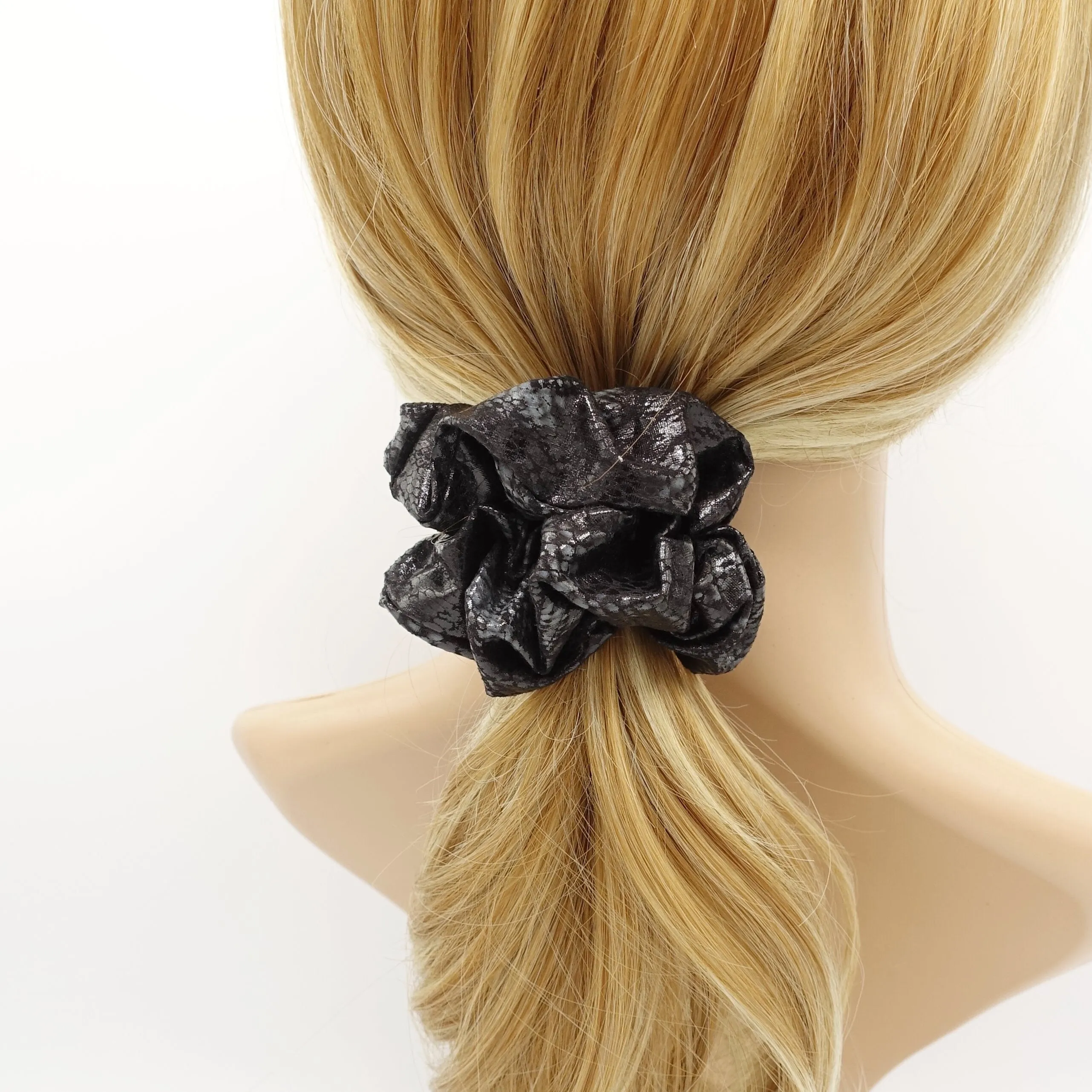 python print scrunchies medium animal print scrunchie women hair accessory