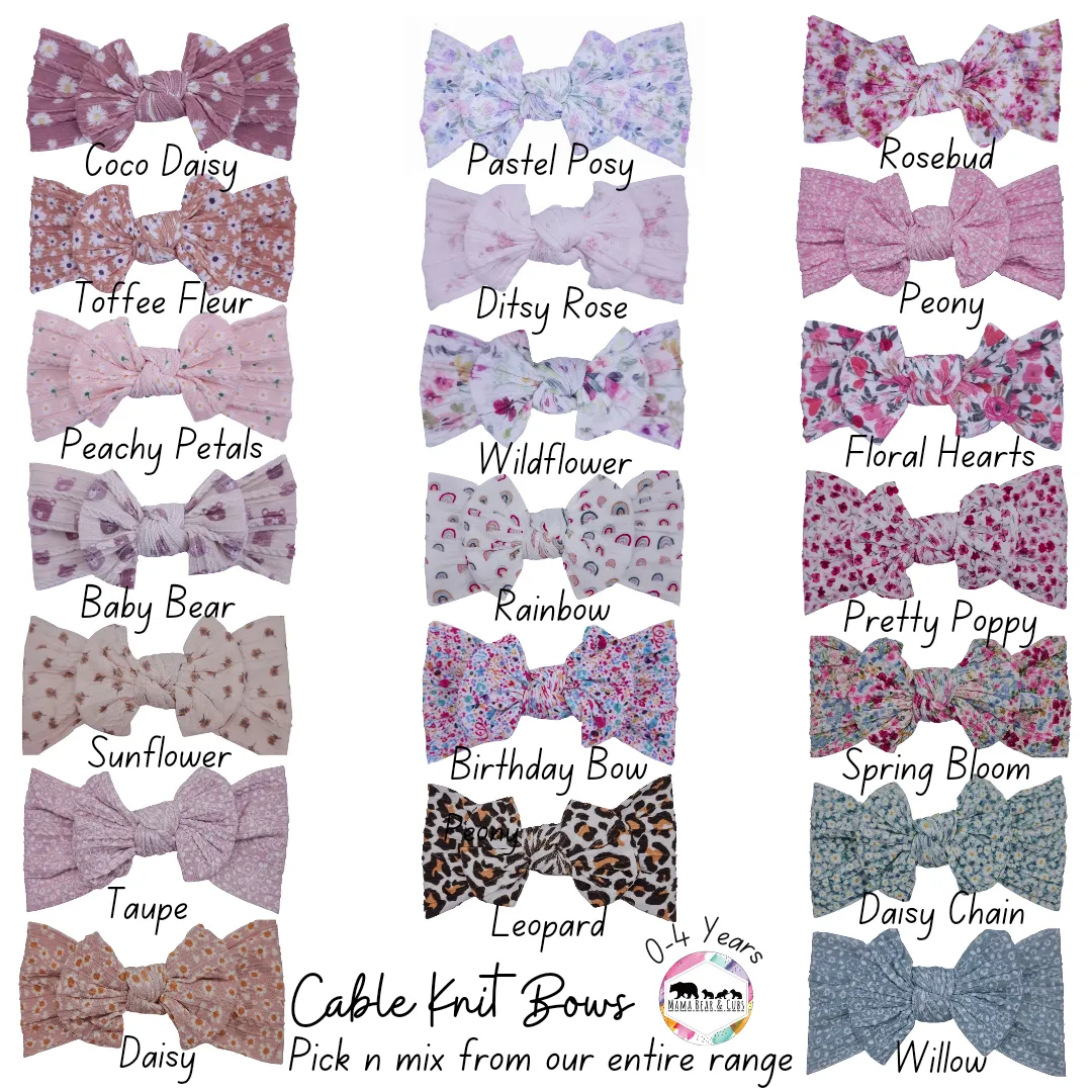 Spring Pastel Bow Box