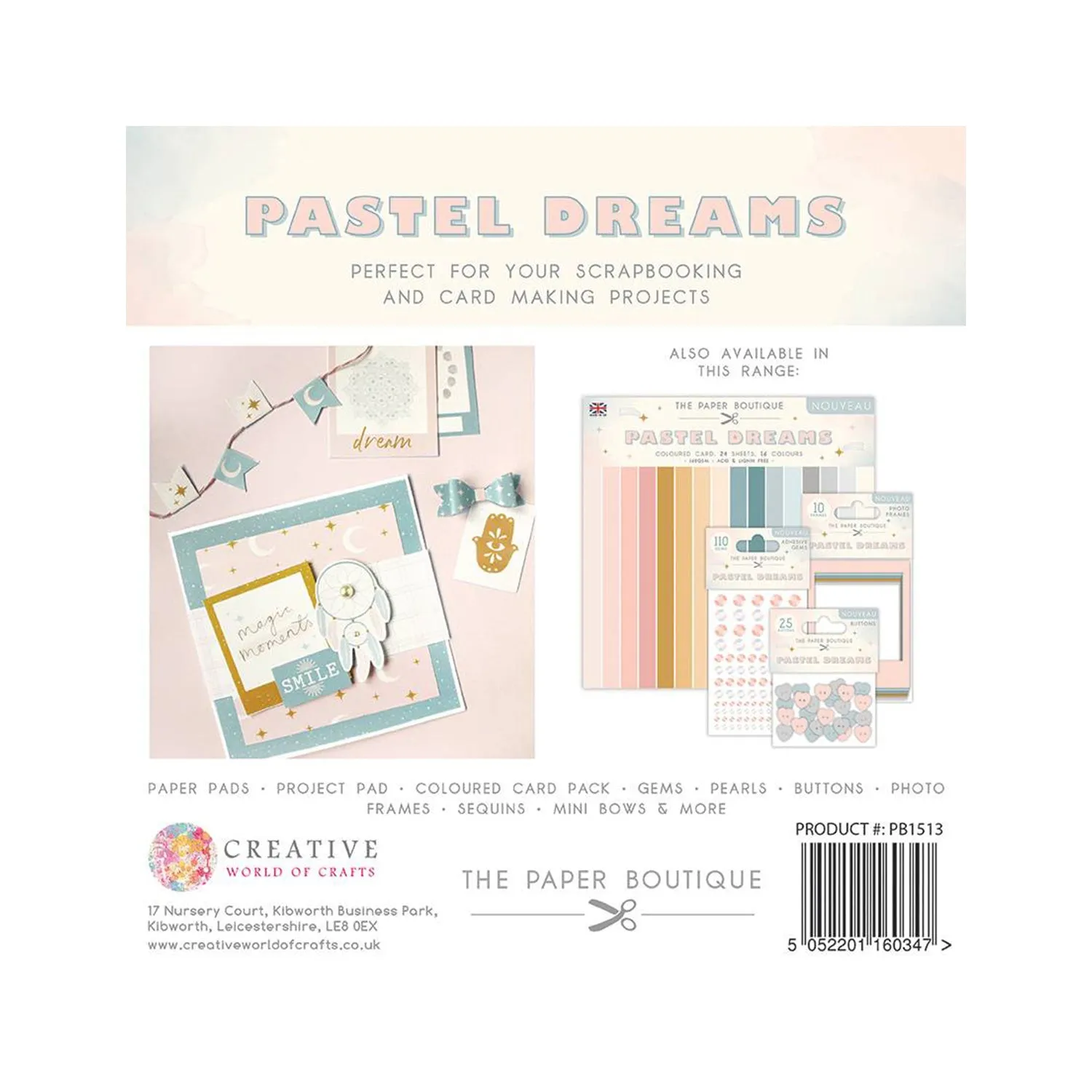 The Paper Boutique - Pastel Dreams 6"x6" Paper Pad*