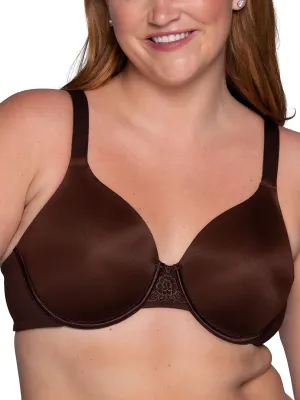 Vanity Fair Women's Full Figure Beauty Back Smoothing Bra, 4 Way Stretch Fabric, Lightly Lined Cups up to H